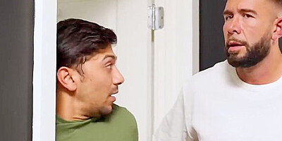 Big Boobed Gets Spit Roasted Then Creampied By Two Hunks - Hailey Rose