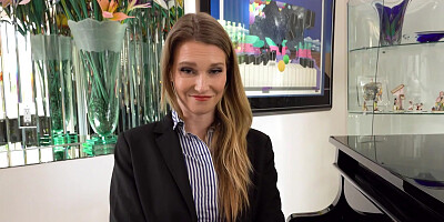 ...Cute real estate agent Ashley Lane gets pounded in bed...