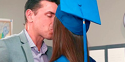 Graduation And Hardcore Bang With Teen 18+ Student 18+ With Big Ass - Fiona Frost And Ryan Driller