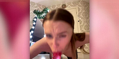Blowjob, Ass Fuck and Anal Fisting from Webcam Girl - Vikusik22a