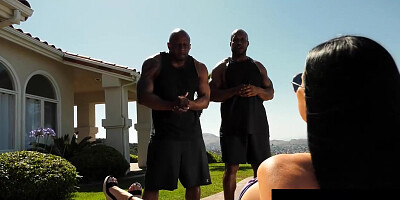 Anal Spitroasted At The Gym - Big Tre, Prince Yahshua And Jasmine Jae