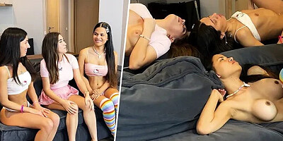 Three Girls, One Crazy Night: My Wild College Orgy Sex Party