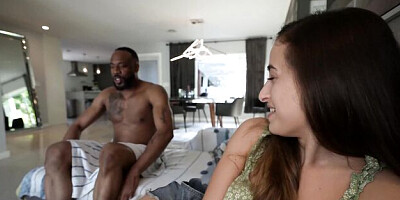 Cute Jovan's small tits clip