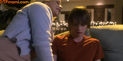 Bigtitted MILF drilled by her stepson