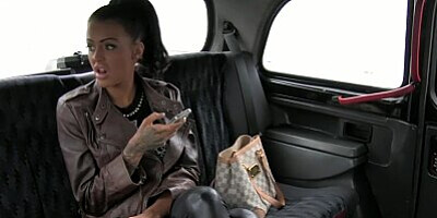 FakeTaxi Tattooed hottie fucked on taxi backseat