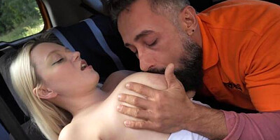 FakeTaxi - Rebecca Volpetti & Eden Ivy along with Lady Gang