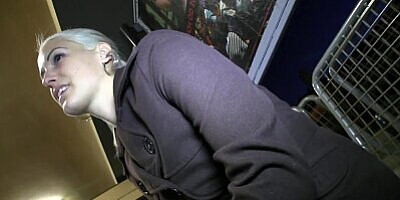 PublicAgent Blonde sucks and fucks on public train