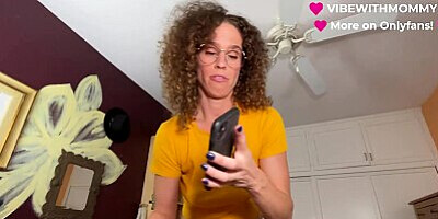 Stepmom fucks you while on phone with your girlfriend