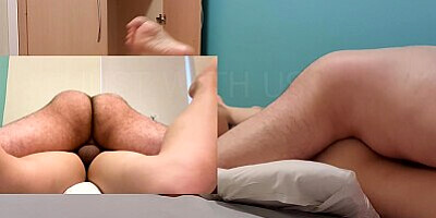 Asian woman try to get your first big cock