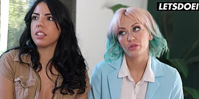 Lesbian Doctor Cherie Deville Joins Hot Couple Rachel Rivers & Adira Allure For A Threesome