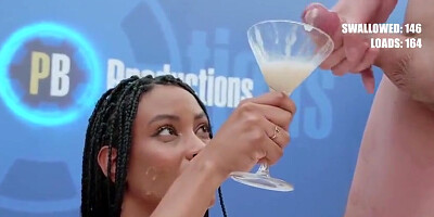 (4k) Samantha Cruuz Bukkake Compilation (upscaled)