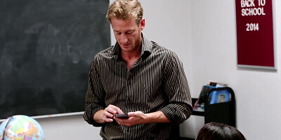 Dominant teacher Ryan Mclane hard fucked gorgeous babe Teanna Trump