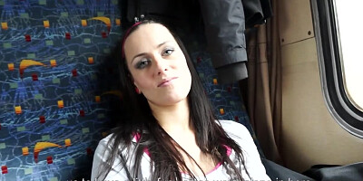 Girl is looking for well-paid job and shows boobies for cash