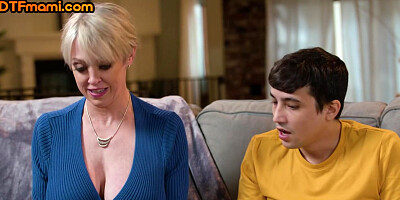 Bigtitted blonde stepmom doggystyle