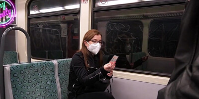 Girl from the train gets fucked by the ticket inspector