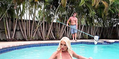 Maddies Poolside Suck & Fuck With Maddie Cross And Nicky Rebel