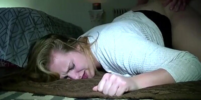 Young Amateur Blonde Bbw Anal & Pussy Creampie