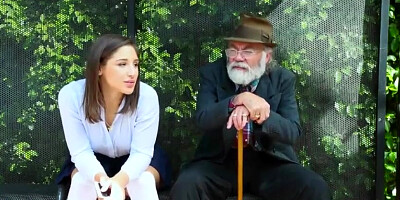 Slutty schoolgirl Abella Danger gets pounded in bus stop
