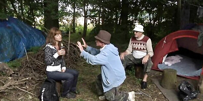 Two old men clip with luring GF from Oldje