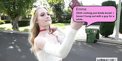 Pornstar xxx with flirtatious Emma Starletto from Hookup Hotshot