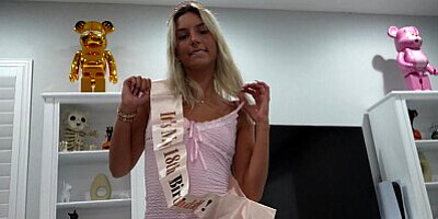 I got a HUGE FACIAL on my 18th Birthday!