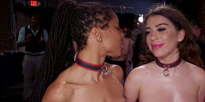 Submissive sluts fisted and anal fucked at orgy party