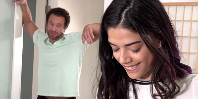 Hot College girl bangs her big dicked step-uncle