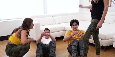 Swappz - Concerned Stepmoms Do Whatever It Takes to Prevent Their Stepsons from Joining the Army