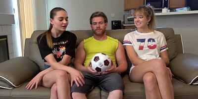 Aften Opal - A Steamy Game Of Strip Soccer With The Losing Side Facing A Playful Penalty