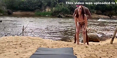 Lorrany Exotica, Marcio Baiano And Mao In Levei Minha Namora Pro Riacho Pra Tomar Banho E Quebra O Cabaco Com O Porque Estava Muito Duro 11 Min