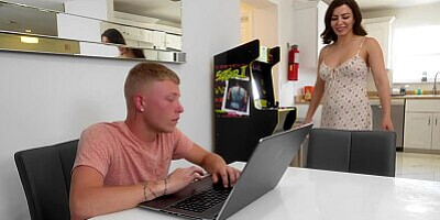 Horny Step Mom Alina Angel with her Stepson