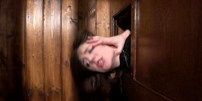 Big-boobed lady Samantha Bentley swallows priest's cum