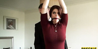 Pascals Subsluts featuring Lucia Lapiedra's ass fuck smut