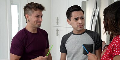 Perfect Bodied MILF Sasha Pearl has Pussy Dominated by Stepson and Friend S3:E3