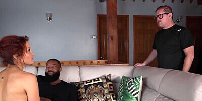 Thick Redhead MILF Elise London Enjoy Friends Big Black Cock