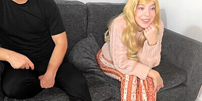 Step-Son is Trying to Fuck my Face While I'm on his Lap