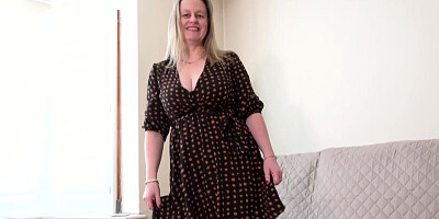 Aunt Judy's Big Tit MILFs - A Sexy Interview with Busty Blonde MILF Marie