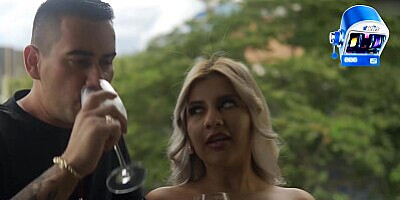 Blonde play with ice and have rough sex penetration by Big dick, Naty Delgado, JeanPaul