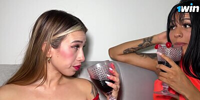 SUCKING A BIG AND RICH ASS AFTER THE PARTY-KATTY BLAKE