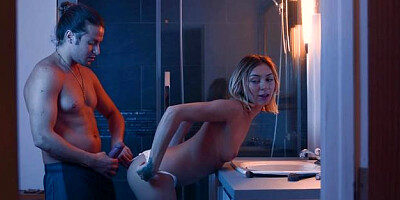 Very sexy Chloe Temple stroking in the shower