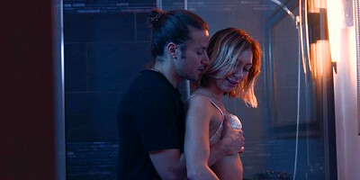 Very sexy Chloe Temple stroking in the shower