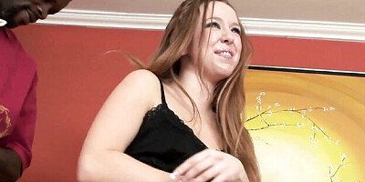 Splendid Leighlani and Richard's sloppy blowjob xxx