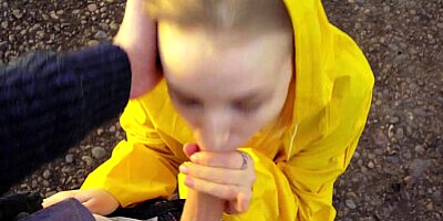 I met ex-girlfriend on the street and fucked her in mouth - pov