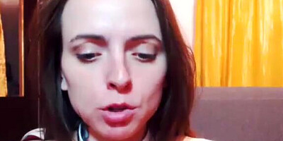 Attractive Redhead Facial And Solo