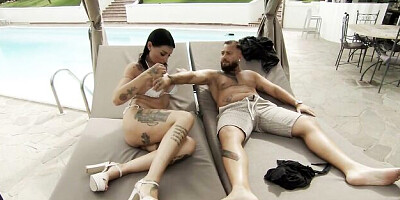 Awesome inked doll Lady Muffin rammed in the missionary pose