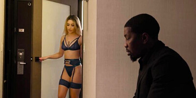 Watch passionate Isiah Maxwell and Chanel Camryn's clip