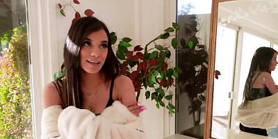 Man loves new stepsister because she gets mouth and pussy fucked