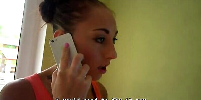 Flirtatious sugar baby at erotic massage smut