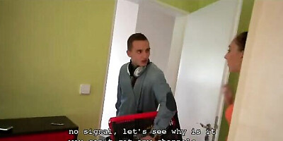 Flirtatious sugar baby at erotic massage smut