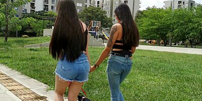 I go for a walk to the park with my girlfriend and we end up fucking in public (preview)